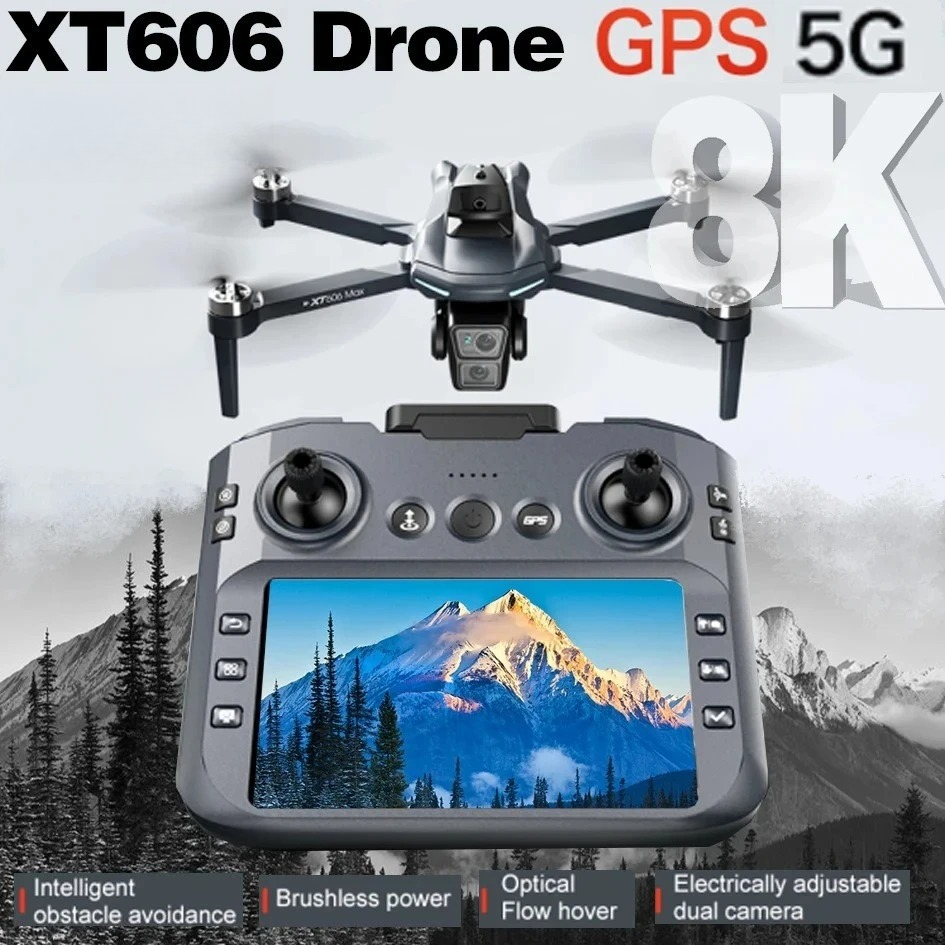 Drone Photogrammetry - Originele XT606 Drone Professionele 8K HD
