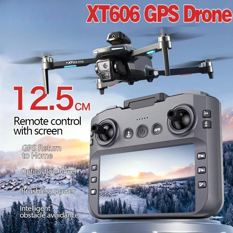 Drone Photogrammetry - Originele XT606 MAX GPS Drone 4k
