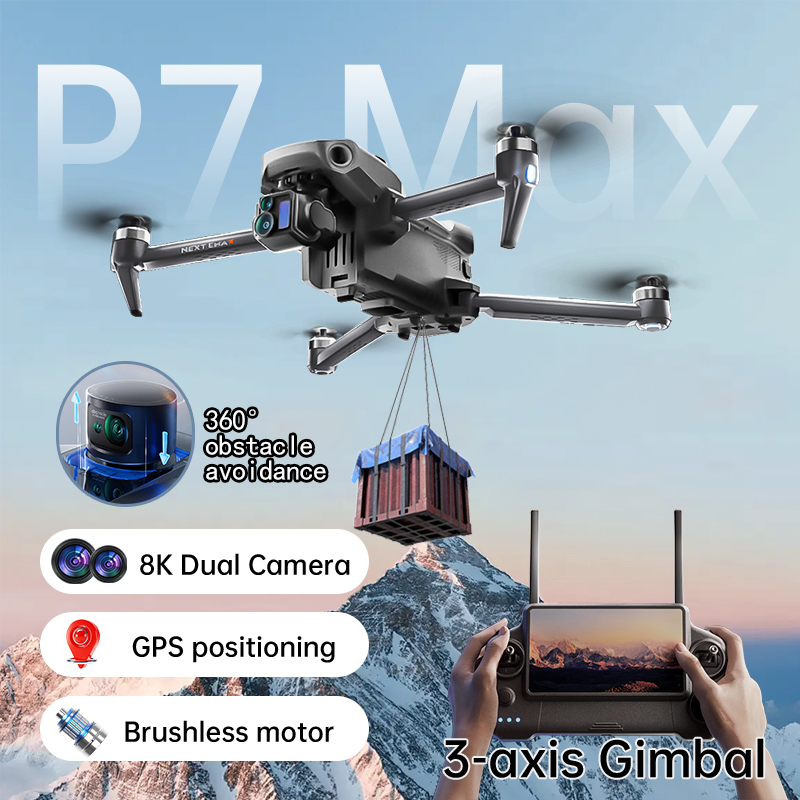 Drone Photogrammetry - NIEUWE P7 Max Drone 8K Camera