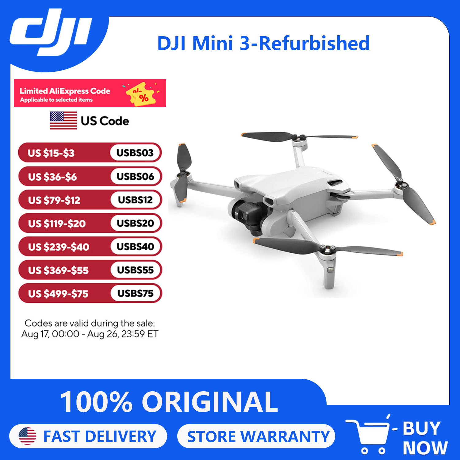 Refurbished DJI Mini 3 drones  - Drone Photogrammetry recensie en prijs