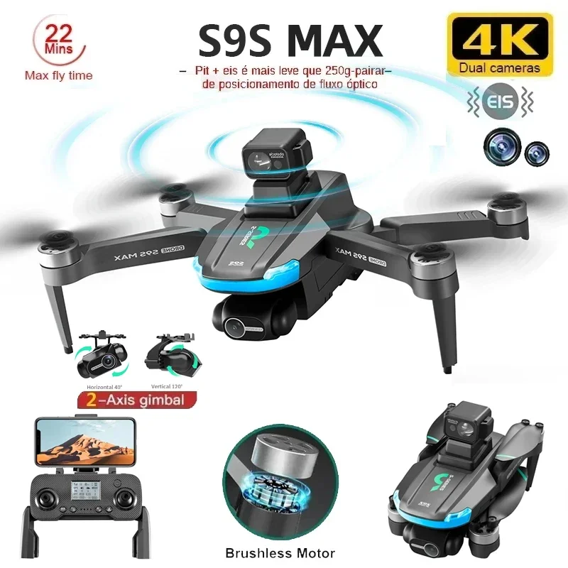 NIEUWE S9S MAX MINI Drone 4K 2 - Drone Aerial Photography recensie en prijs