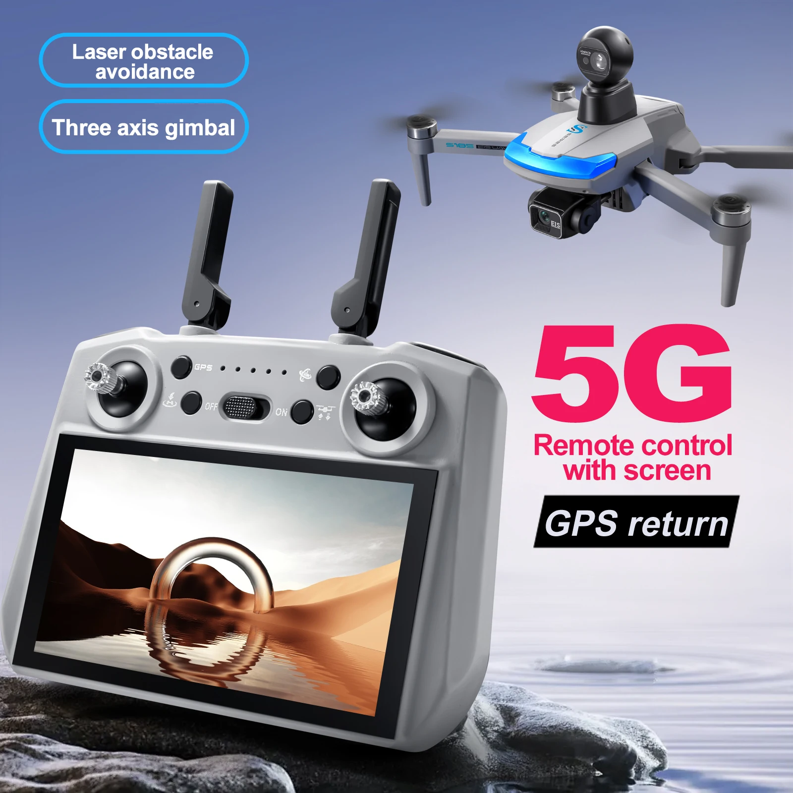 S185 Professionele Drone 2.7K  - Drone Photogrammetry recensie en prijs